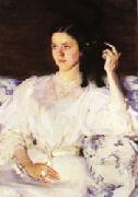 Sita and Sarita(Girl with a Cat) Cecilia Beaux